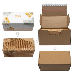 Candle Packaging White Kraft Paper Color Printing Eco- Friendly Packaging Box