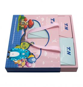 Customized printed clothing package with handle box - 副本